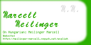 marcell meilinger business card